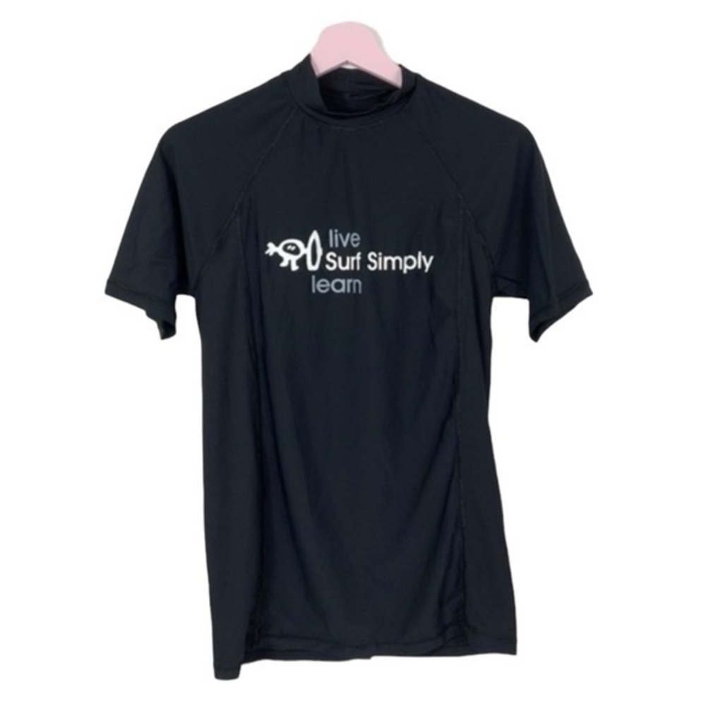 Rash Guard graphic tee Live‎ Surf Learn Simply